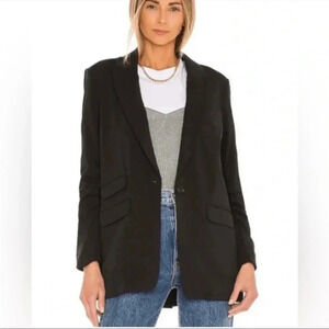 Veronica Beard black martel oversized blazer size small